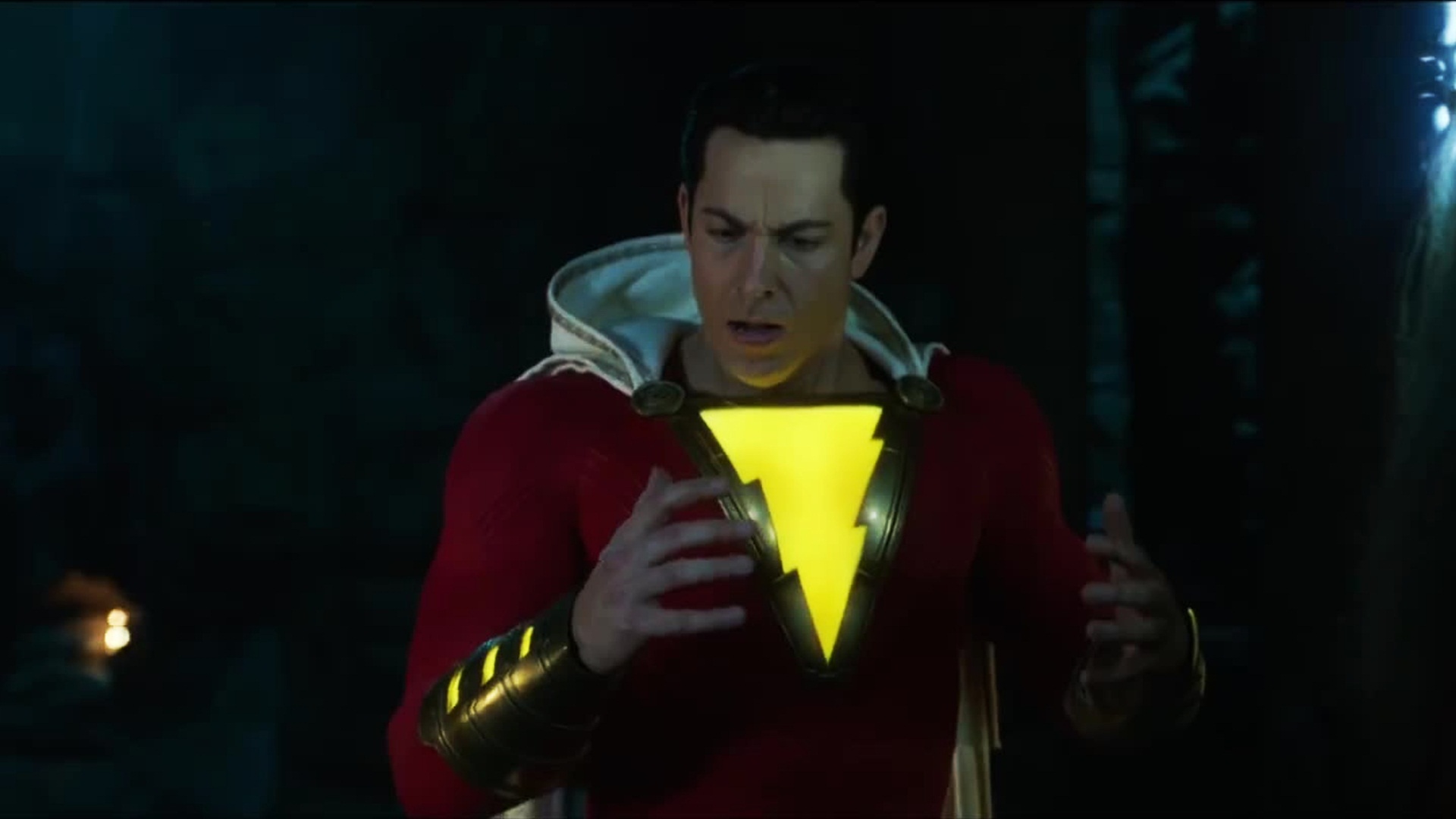 Shazam movie background hd surprised