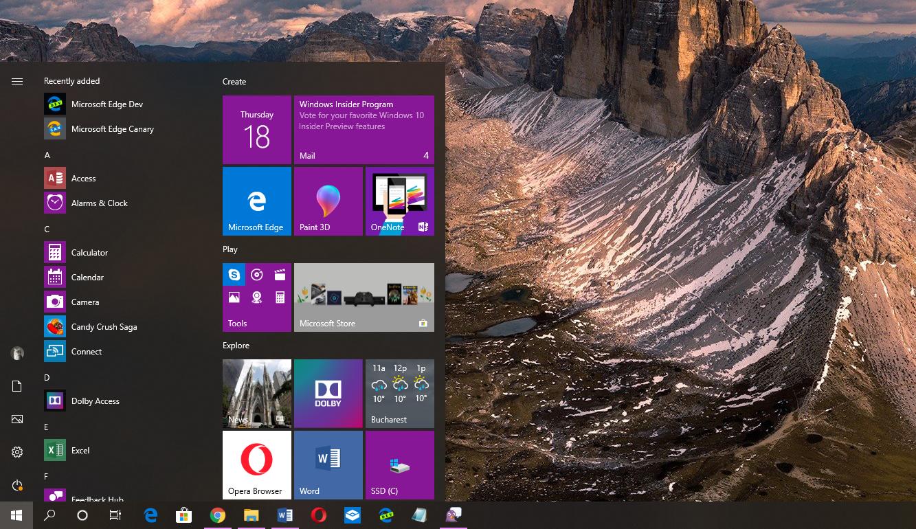 How microsoft improves the start menu in windows 10 version may 2019 update 525707 2