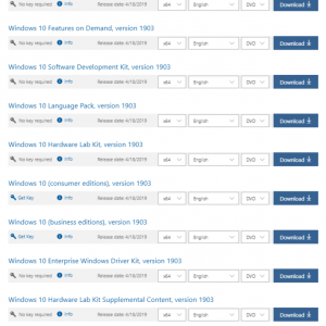Windows 10 may 2019 update now available for download on msdn 525725 2