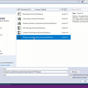 Run windows visual studio project