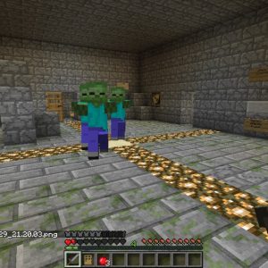 Kill zombies minecraft game