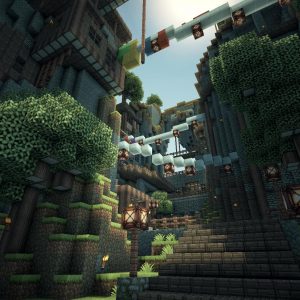 Minecraft beautiful world