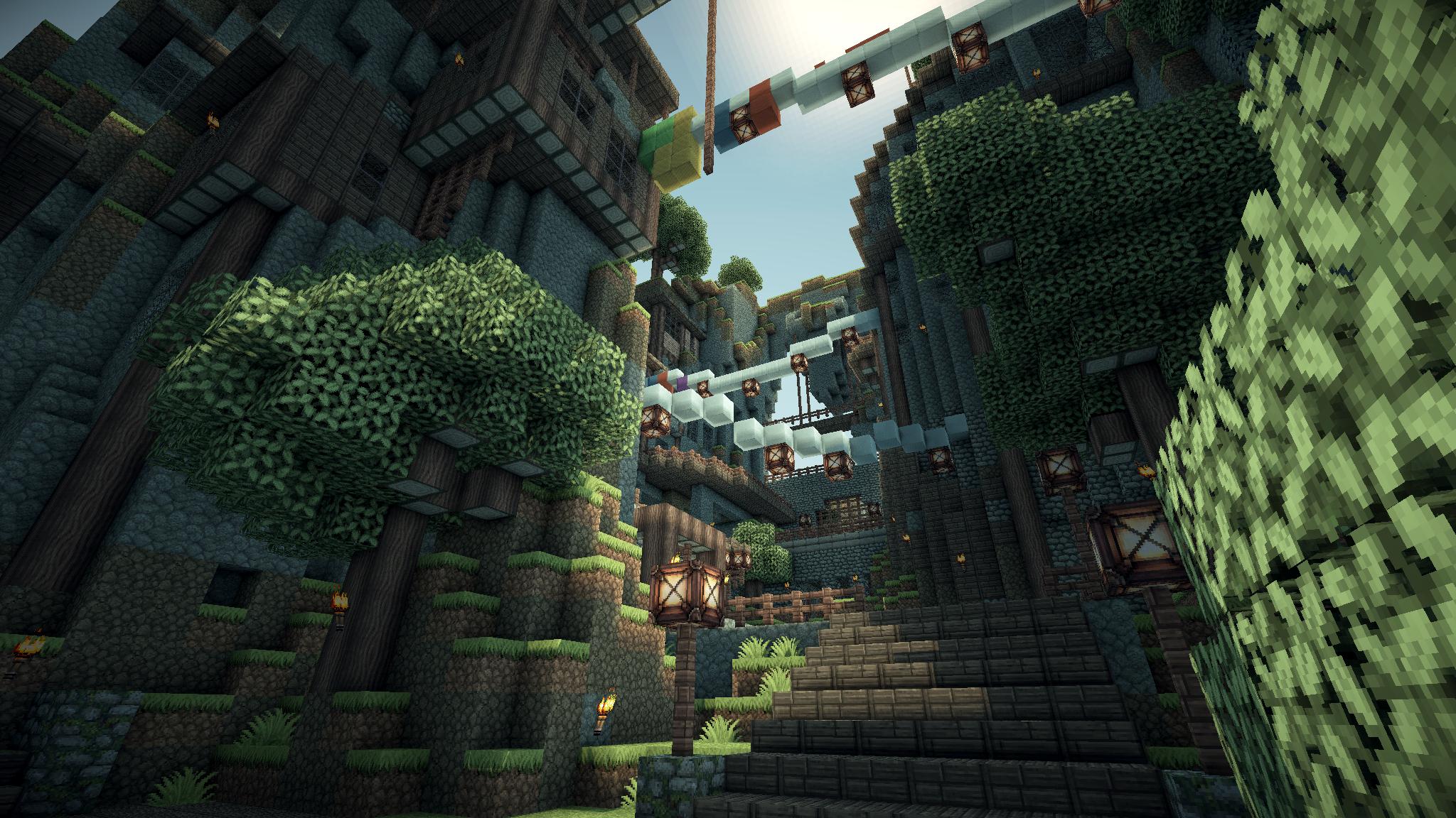 Minecraft beautiful world
