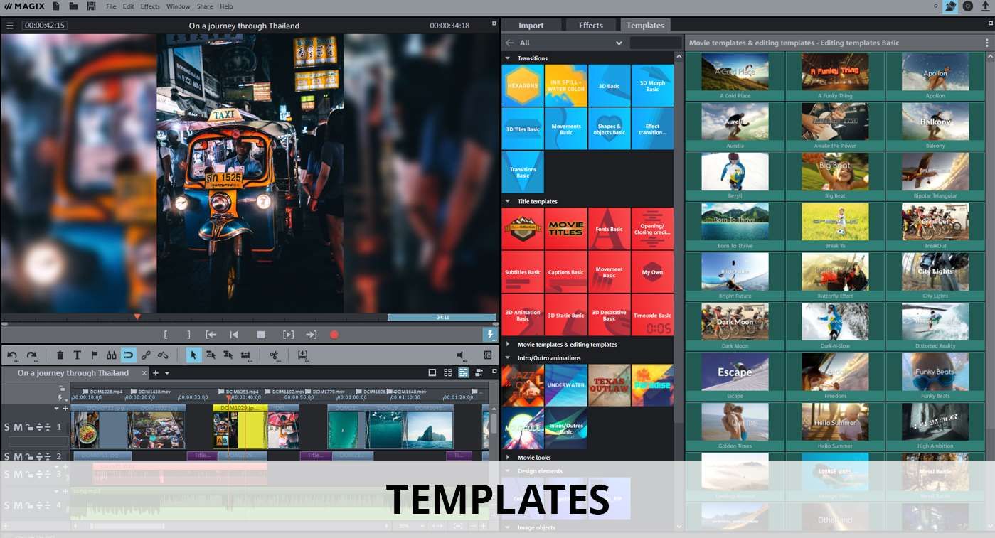 Movie edit pro plus templates