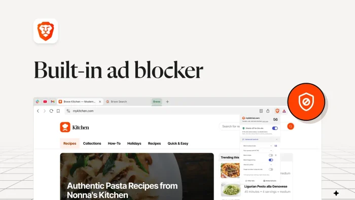 Adblocker on brave