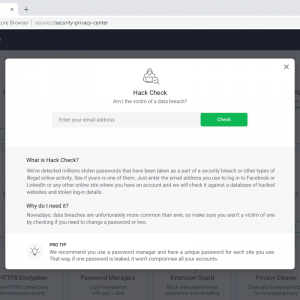 Check email hacked avast secure browser