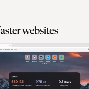 Faster browsing with brave