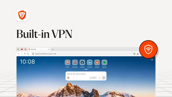 Vpn built in