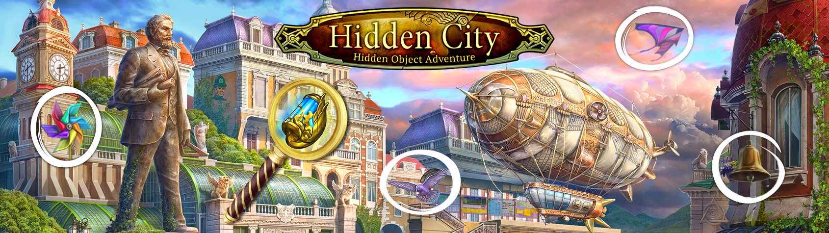 Hidden city hidden object adventure official logo
