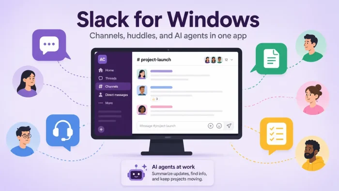 Slack app for pc cover - Slack for Windows PC: Download Guide, Tips & Features