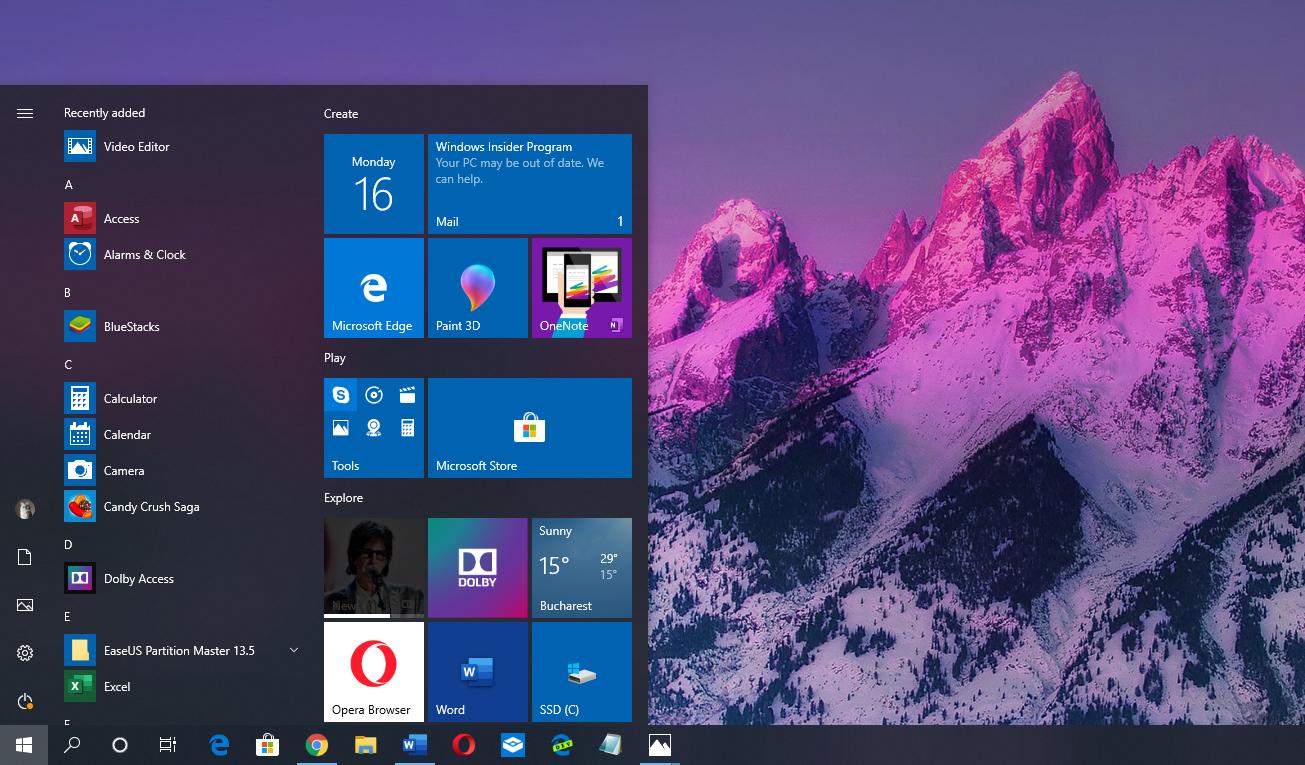 Windows 10 Замена Фотографии