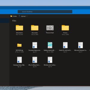 Microsoft releases a dark mode for onedrive on windows 10 528040 2