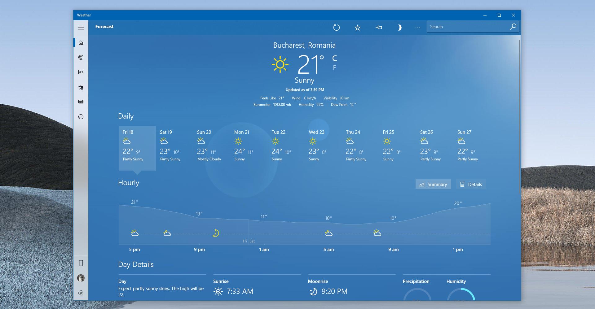 Windows 10 needs an option to show weather info on the taskbar 527892 2