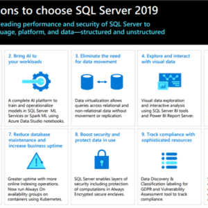 Why choose sql server 2019