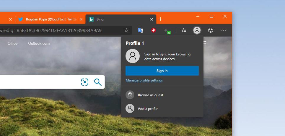 How to change user name and profile picture in chromium microsoft edge 528242 2