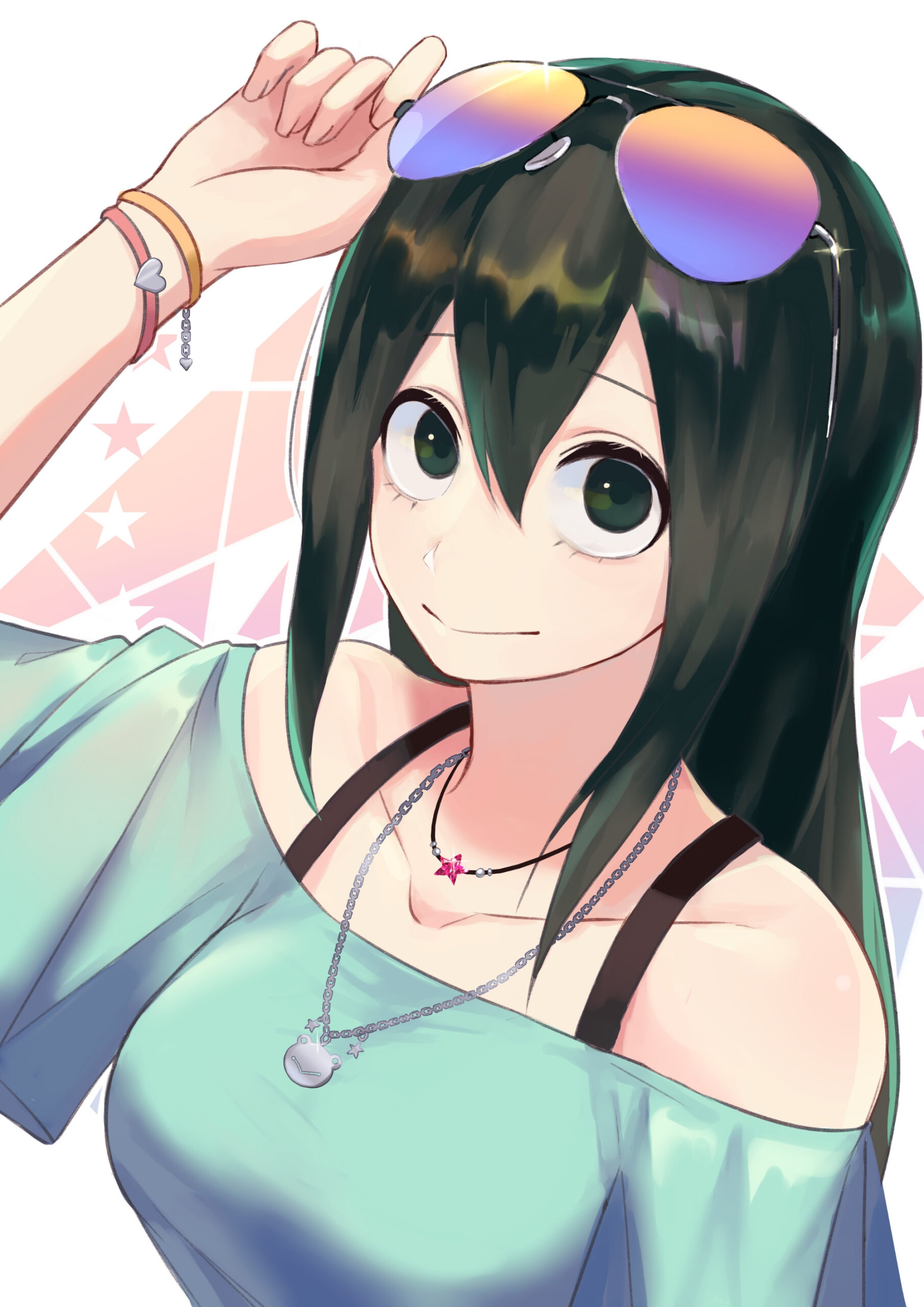 Asui tsuyu as normal girl scaled