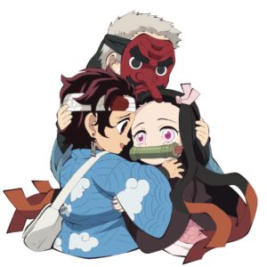 Chibi sakonji tanjirou nezuko