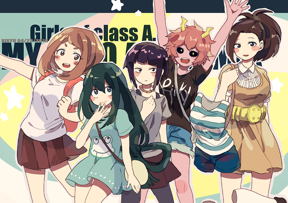 Girls of boku no hero academia