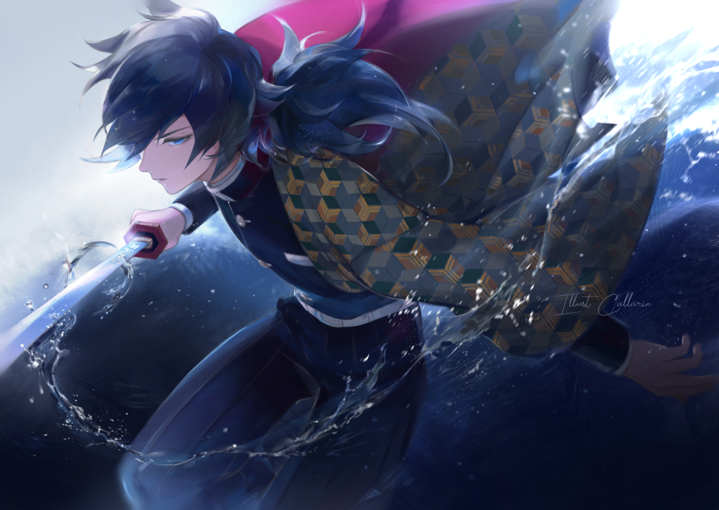 Giyuu wallpaper fanart