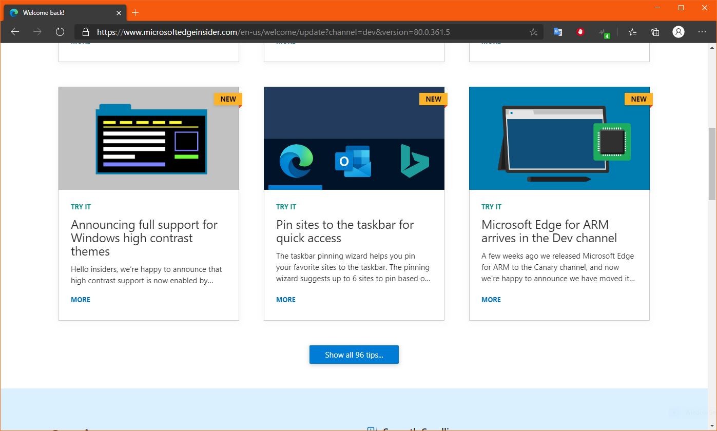 Chromium microsoft edge on its way to windows 10 on arm 528653 2
