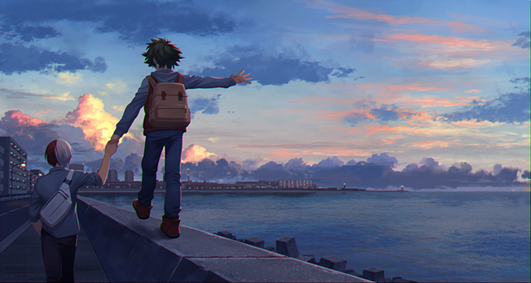 Deku with todo | Download My Hero Academia Theme | Windows Mode