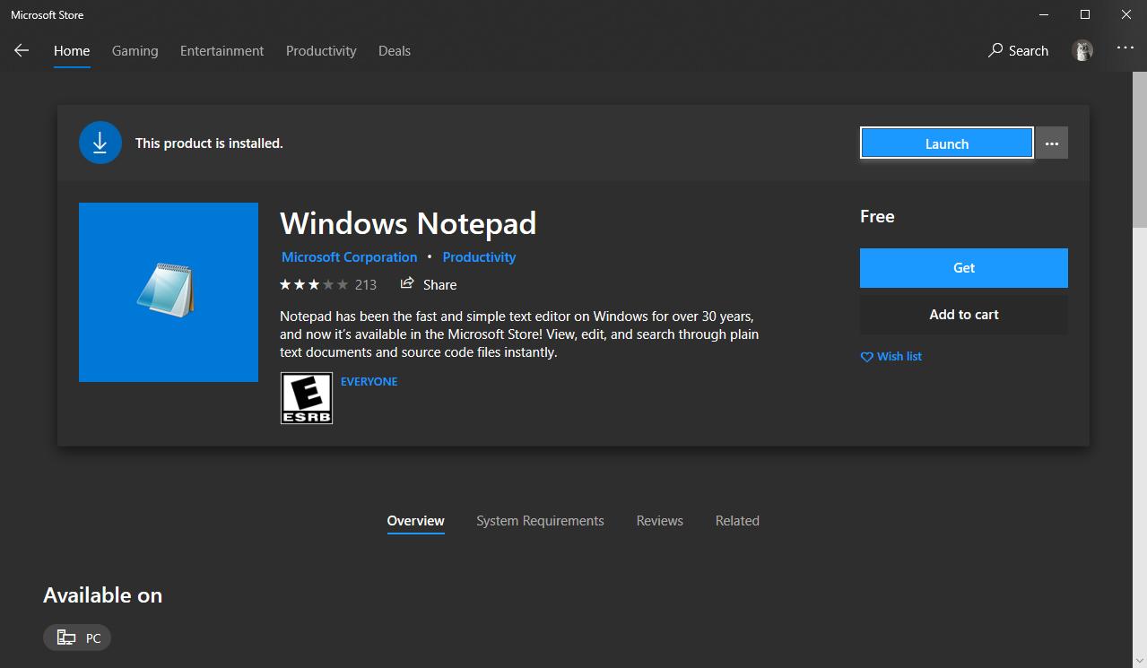 United Notepad In Windows10 Download