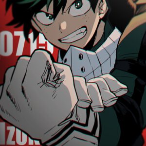 Phone screensaver of deku