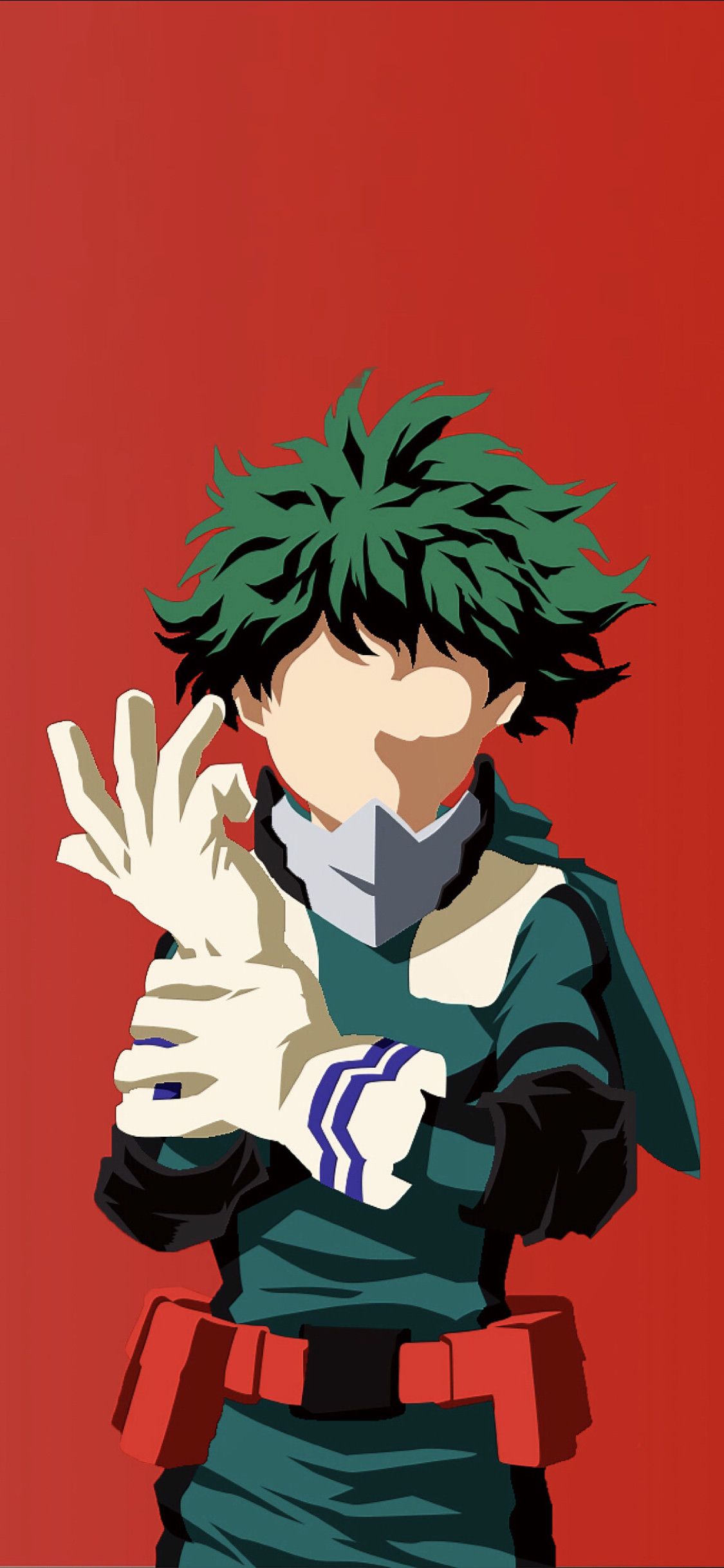 Vector iphone izuku background