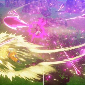 Goku ssj3 vs majin buu gameplay screenshot