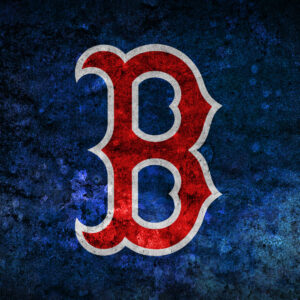 Blue black red sox background