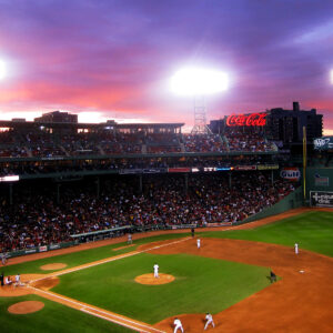 Fenway park in afternoon