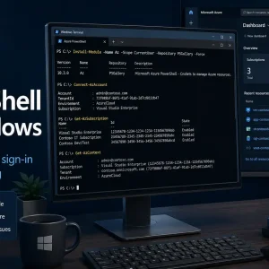 Installing azure powershell on windows pc cover