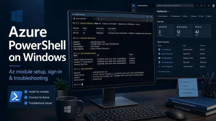 Install Azure PowerShell on Windows - Az Module Guide - Windows Mode