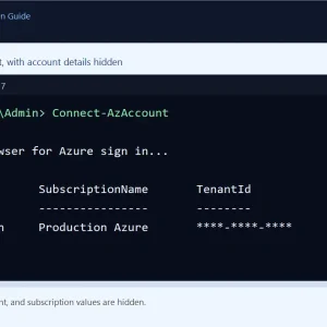Azure powershell connect azaccount windows