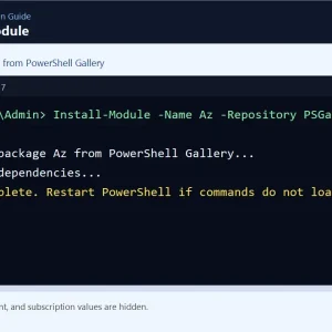 Azure powershell install az module windows
