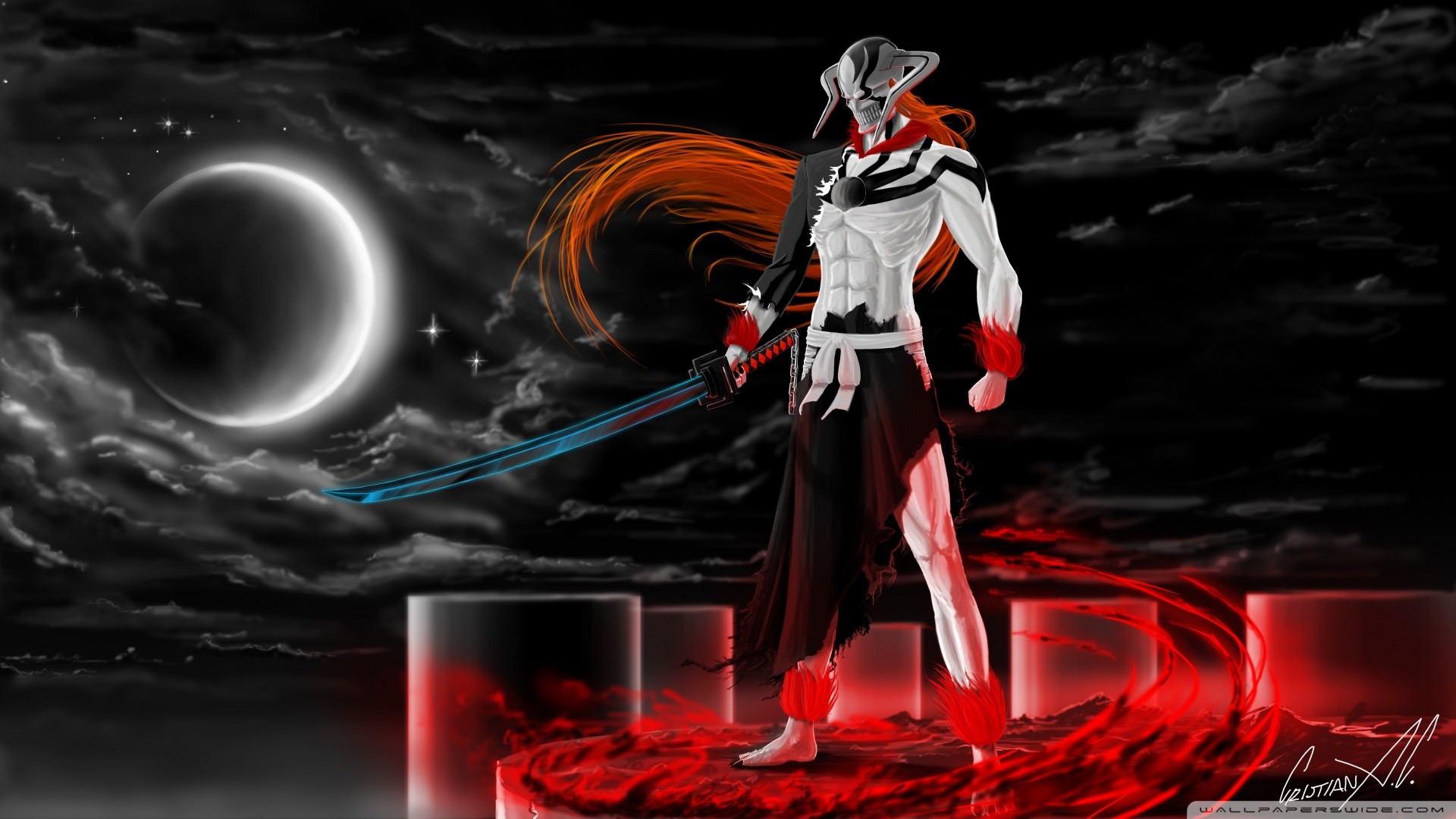 Ichigo cool as hollow