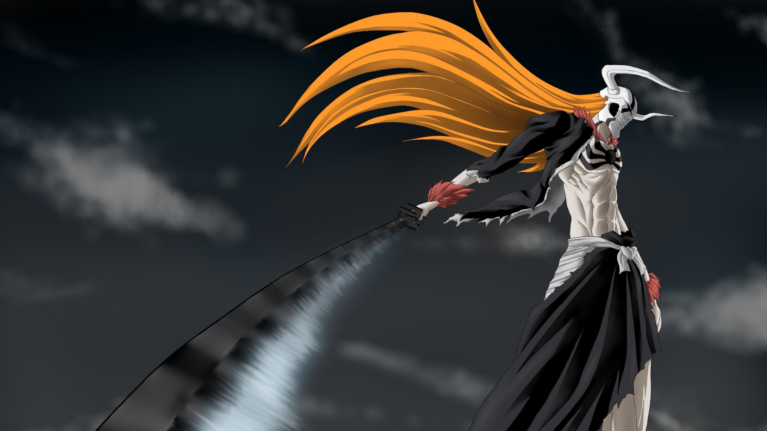 Ichigo hollow with sword cool