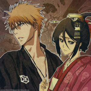 Ichigo with rukia