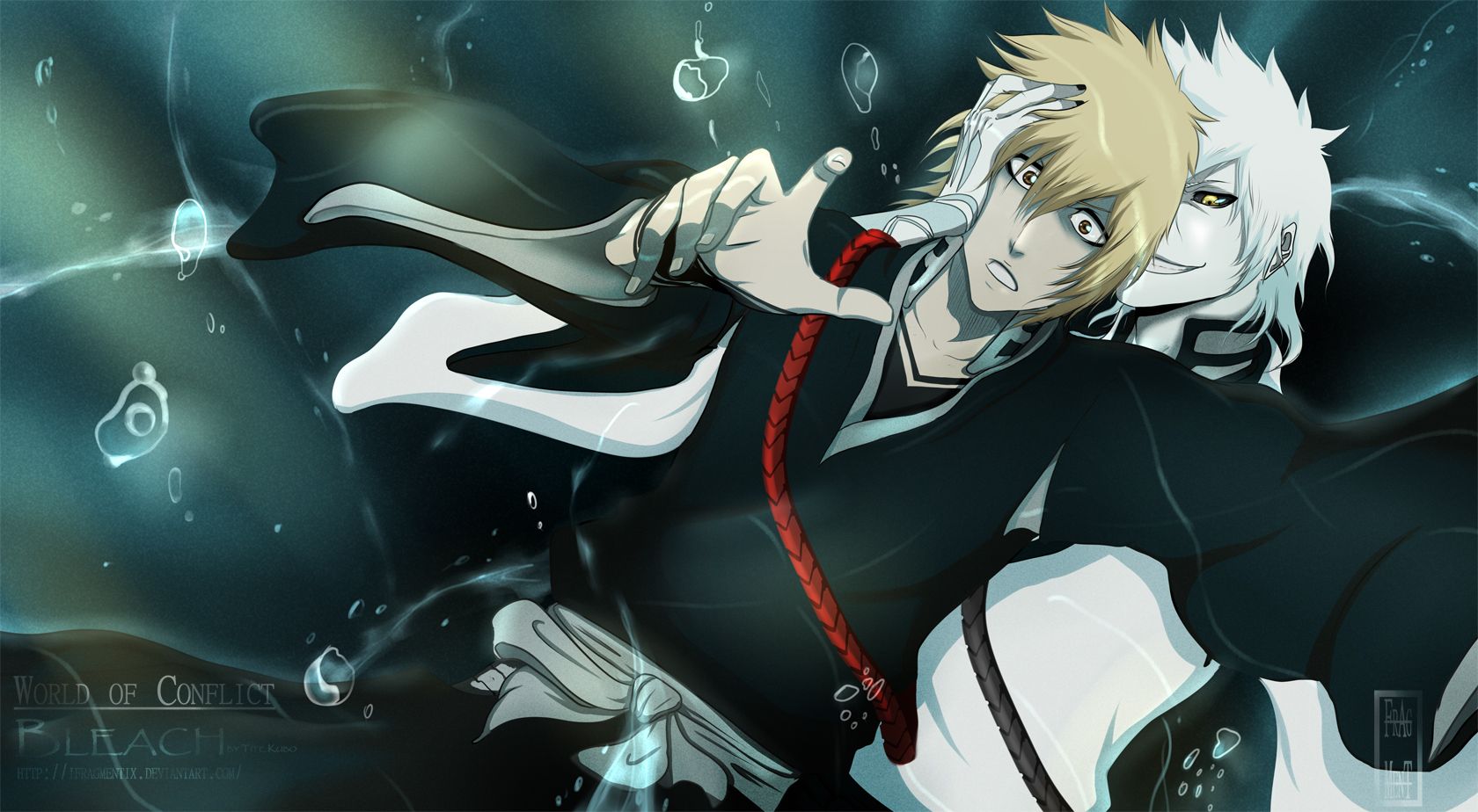 Ichigo with zangetsu taking over body