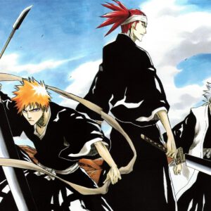 Ichigo with some captains