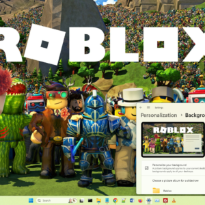 Roblox theme screenshot