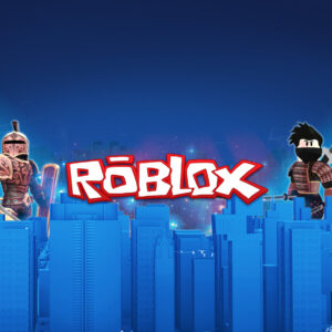 Roblox wide screen background blue