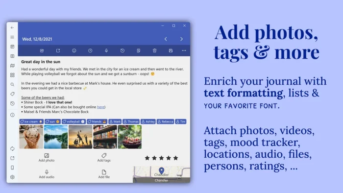 Tags photos