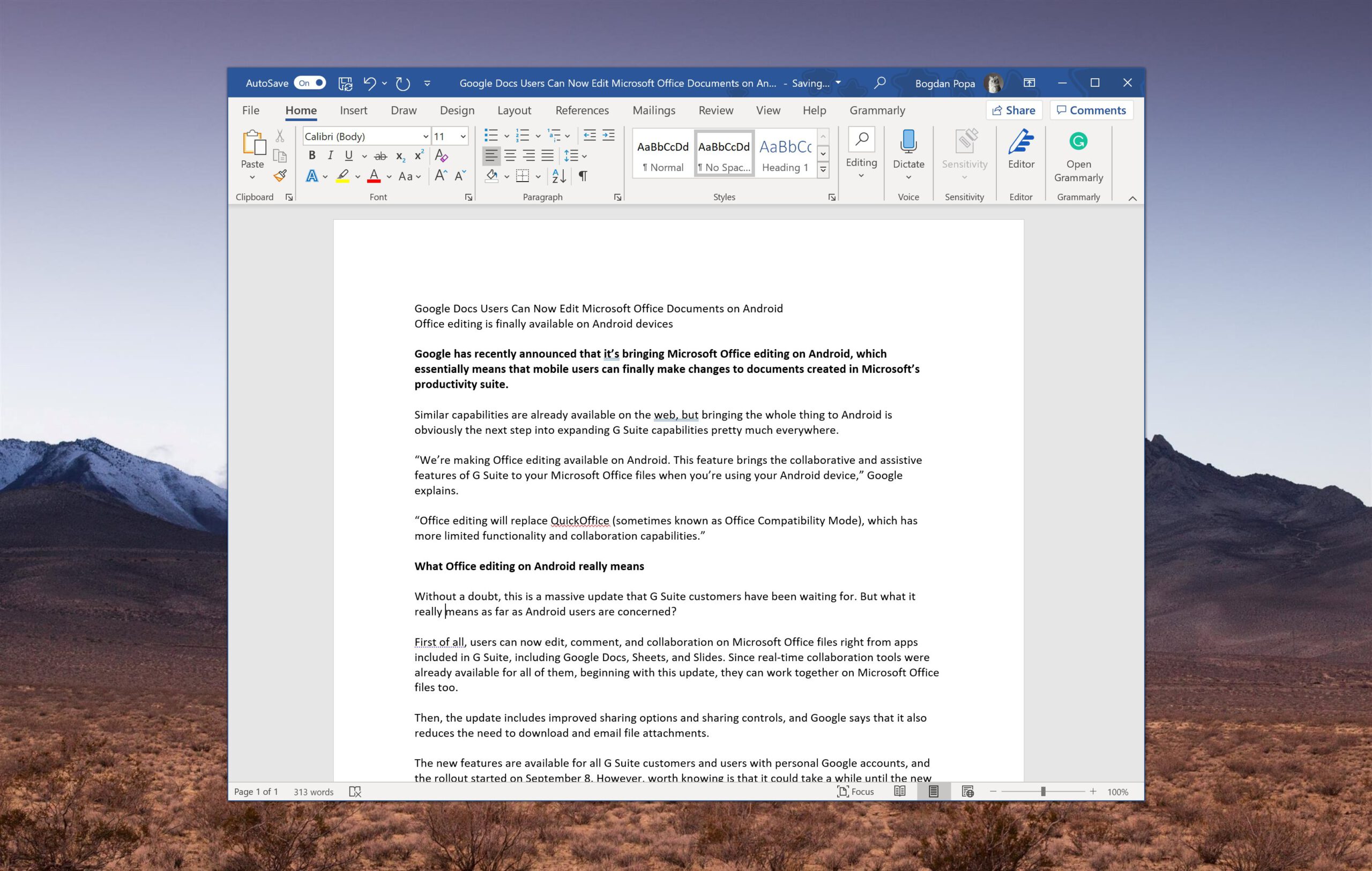 Google docs users can now edit microsoft office documents on android 531025 2 scaled
