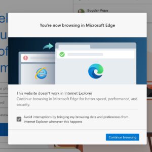 Internet explorer starts loading websites in the new microsoft edge 531637 2