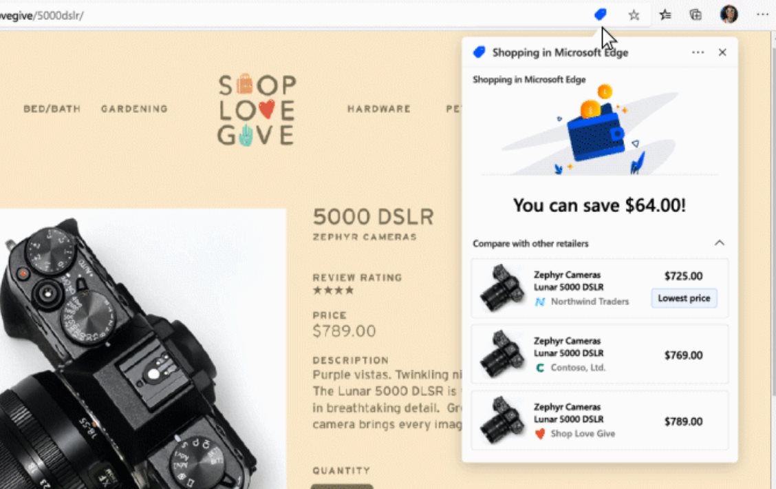 Microsoft turns microsoft edge into a super advanced shopping assistant 531580 2