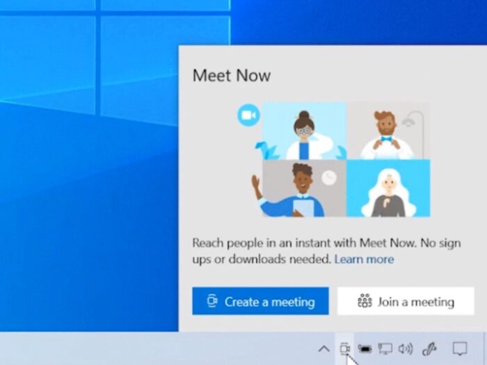 Windows 10 meet now button now broadly available for all users 531526 2