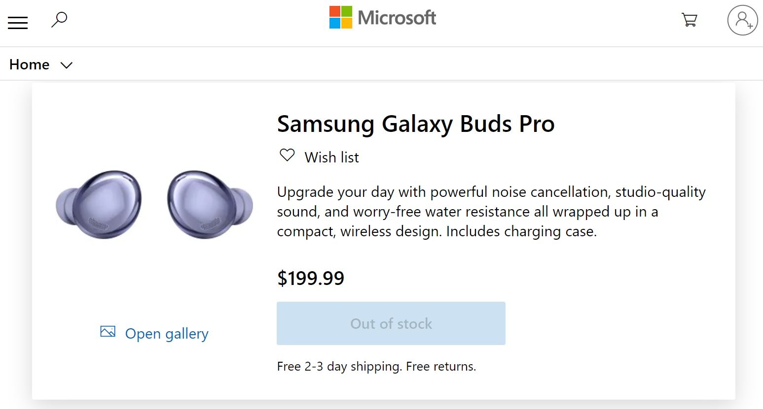 Microsoft starts selling the samsung galaxy buds pro already sold out 532122 2