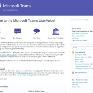 Microsoft gives up on uservoice feedback forums 532356 2