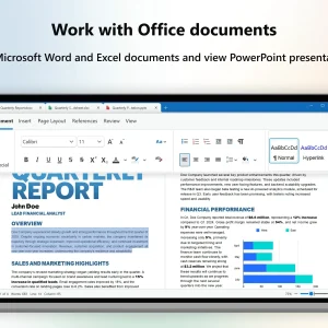 Edit office documents